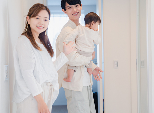 近隣家族の写真