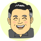 代表広瀬の笑顔のイラスト